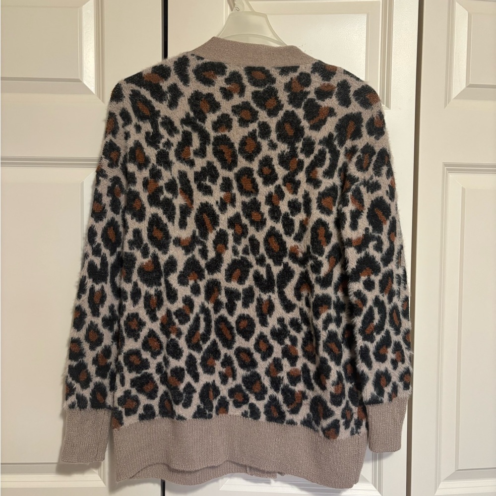 Time and Tru Animal Print Knit Sweater - Picture 3 of 9